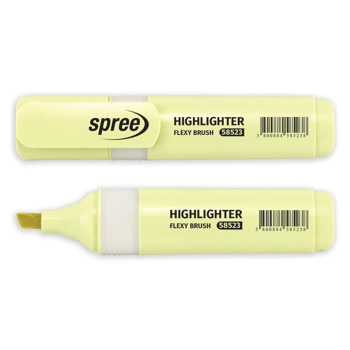 Текст маркер Spree пастелен Flexy Brush -жълт