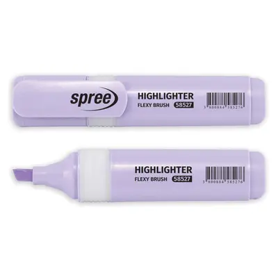Корица на „Текст маркер Spree пастелен Flexy Brush -виолет"