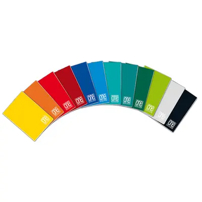 Корица на „Тетрадка Blasetti One Color 42л, A5,ред,шита,UV"