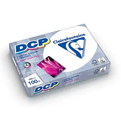 Корица на „Картон коп.цв.Clairefontaine DCP-А3-100 гр/м-бял"