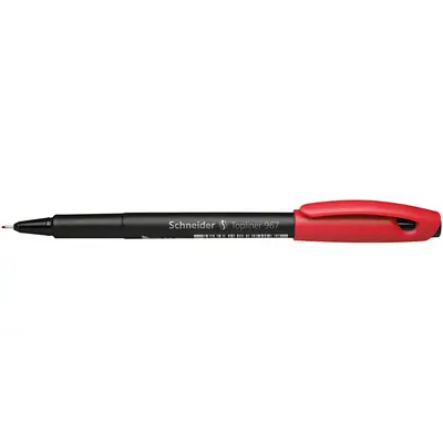 Корица на „Тънкописец Schneider Topliner 967, 0.4mm- червен"