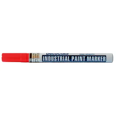Корица на „Маркер покриващ Industrial Paint fine - червен"