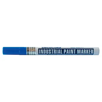 Корица на „Маркер покриващ Industrial Paint fine - син"