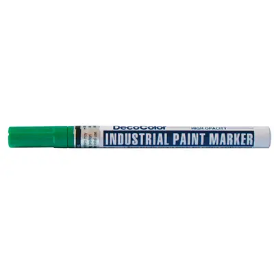 Корица на „Маркер покриващ Industrial Paint fine - зелен"