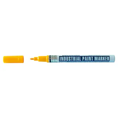 Корица на „Маркер покриващ Industrial Paint fine - жълт"