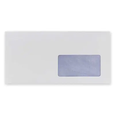 Корица на „Плик DL, десен проз., 110х220, бял с лента, 80 г/м2"
