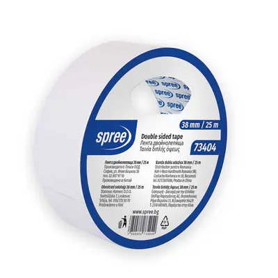 Корица на „Тиксо Spree  двойнолепящо 38 мм / 25 м"