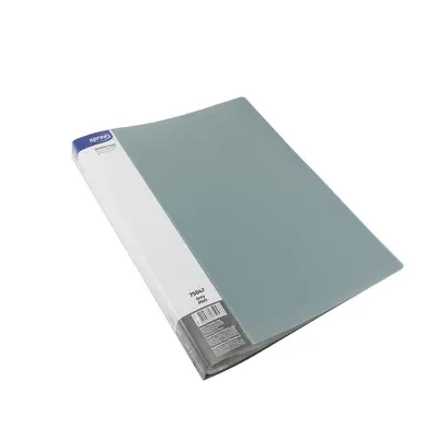 Корица на „Папка с 40 джоба, A4 PP, сива, Matt"