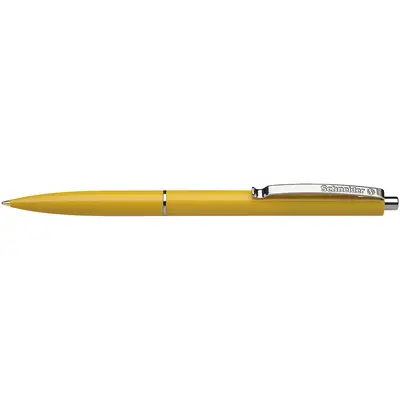Корица на „Химикалка Schneider K15 М, жълто тяло,синьопиш"
