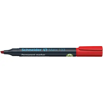 Корица на „Маркер Schneider Maxx 133-перман.- скосен червен"