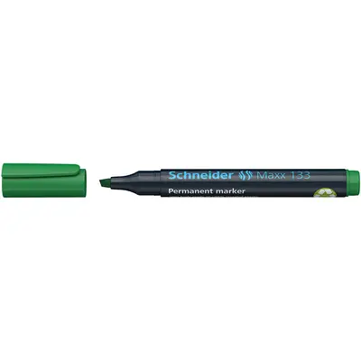 Корица на „Маркер Schneider Maxx 133-перман.- скосен зелен"