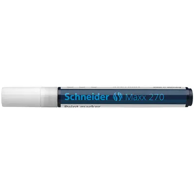Корица на „Маркер Schneider OHP Maxx 270-лаков,3.0 мм- бял"