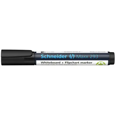 Корица на „Маркер Schneider Maxx293-бяла дъска-скосен-черен"