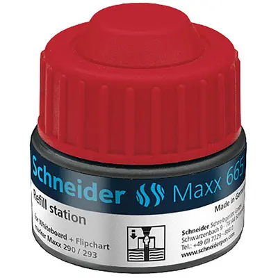 Корица на „Мастило Schneider Maxx 665 бяла дъска-червен"
