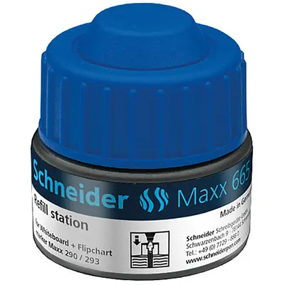 Корица на „Мастило Schneider Maxx 665 бяла дъска-син"
