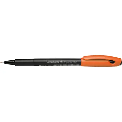 Корица на „Тънкописец Schneider Topliner 967, 0.4mm-оранжев"