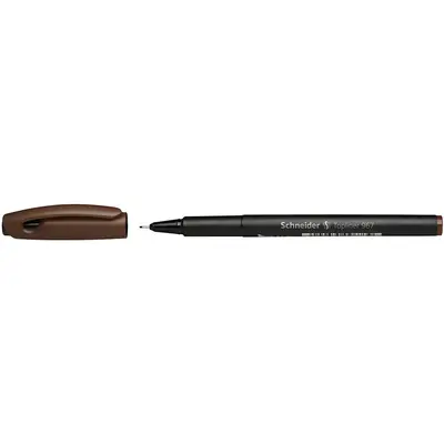 Корица на „Тънкописец Schneider Topliner 967, 0.4mm- кафяв"