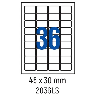 Корица на „Етикети лепящи Spree, 36 бр.,45х30 мм,100 л"