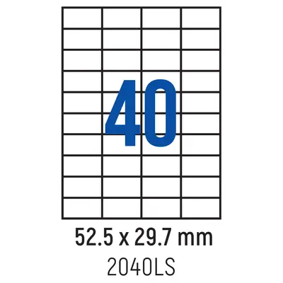 Корица на „Етикети лепящи 40 бр., 52.5x29.7 мм, 100 л., A4"