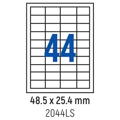 Корица на „Етикети лепящи Spree, 44 бр.,48.5х25.4 мм,100 л"