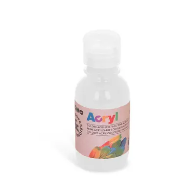 Корица на „Акрилна боя Primo-125 ml в бутилка- White"