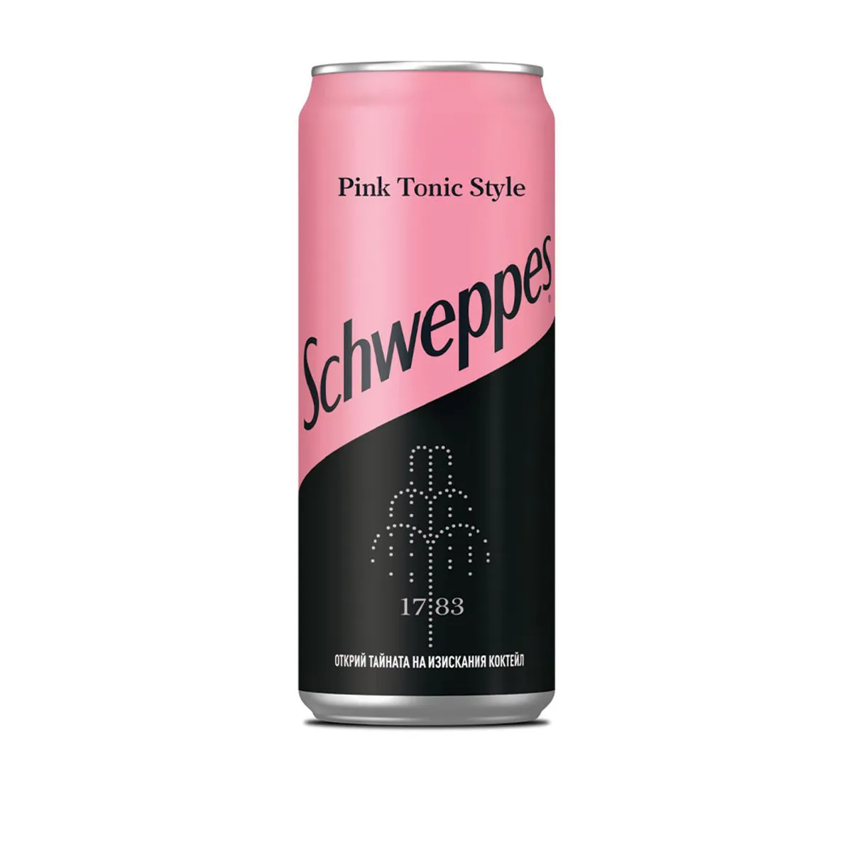Напитка Schweppes розов тоник 0.33 л, кенче