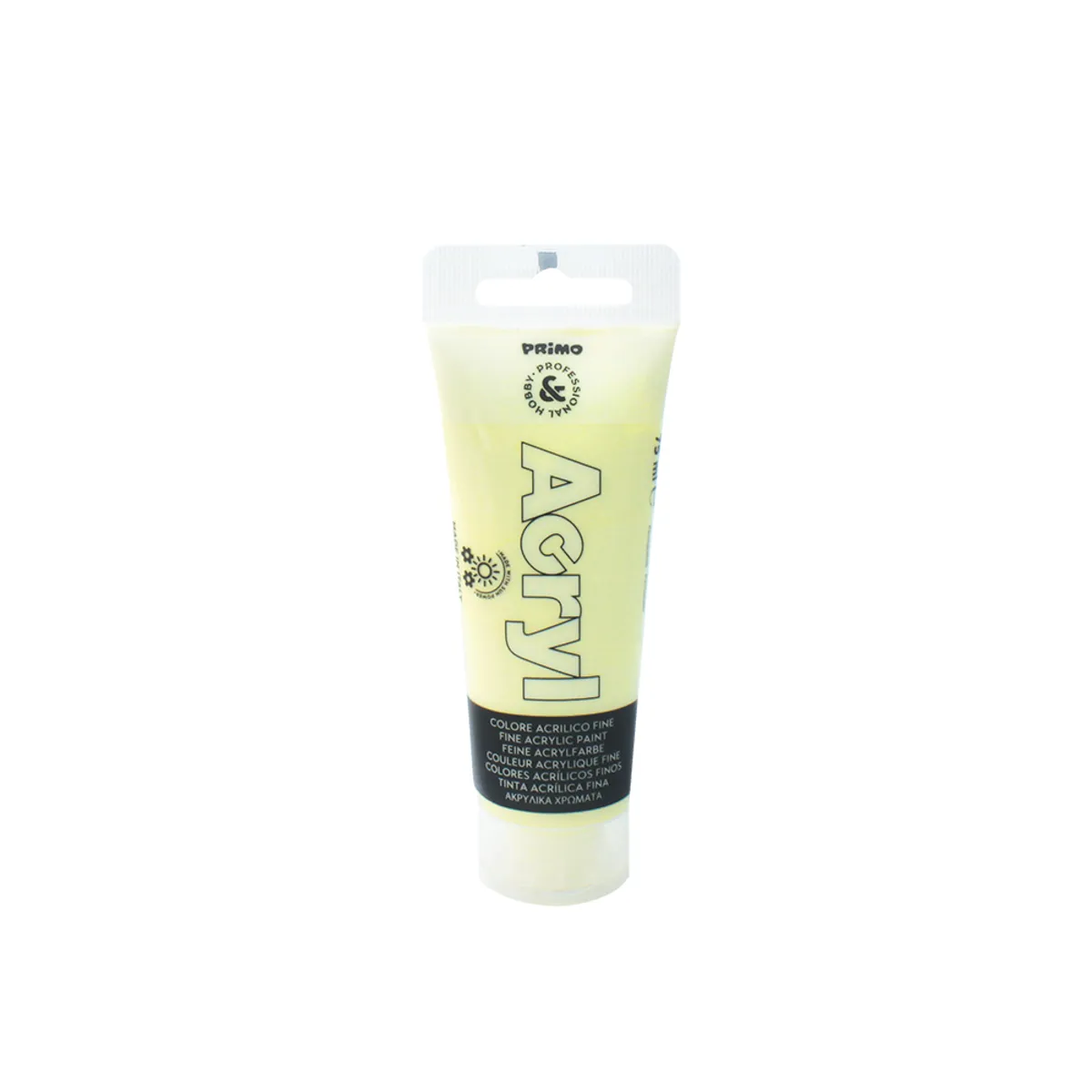 Акрилна боя Primo-75 ml в тубичка - Lemon Yellow