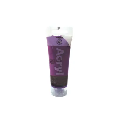 Корица на „Акрилна боя Primo-75 ml- металикова Purple Red"