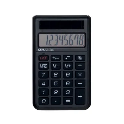 Корица на „Калкулатор Maul ECO 250, 8 разр.- черен"
