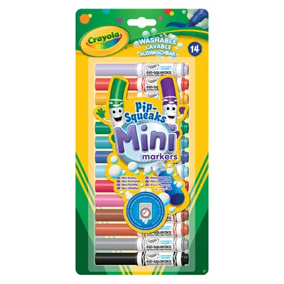Корица на „Маркери мини 14 цв. коничен връх Pip Squeaks"