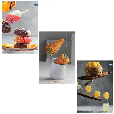 Корица на „Тетрадка А4, мат/UV Delicious, 60+2 л.ред, 70 г/м2"
