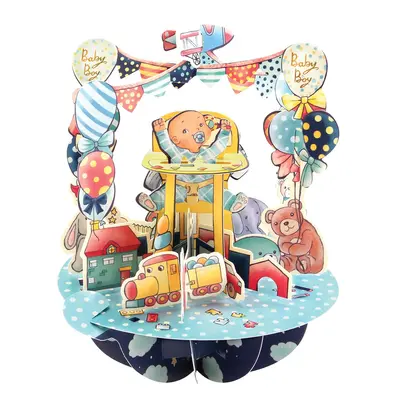 Корица на „Картичка Baby Boy, Pirouettes"