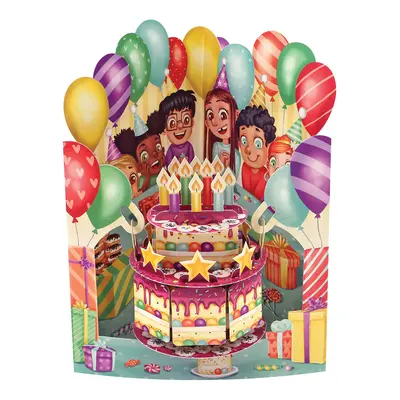 Корица на „Картичка Birthday Cake, Swing Cards"