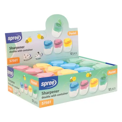 Корица на „Острилка Spree Pastel Tri - двойна с резервоар"