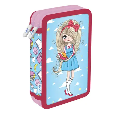 Корица на „Несесер Spree двоен зареден 20х13 - School Girl"