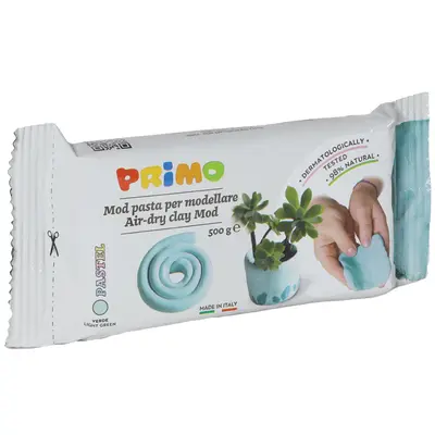 Корица на „Глина Primo за моделиране-500gr-пастел св.зелена"