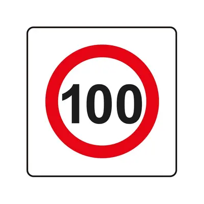 Корица на „Пиктограма Ограничение 100"