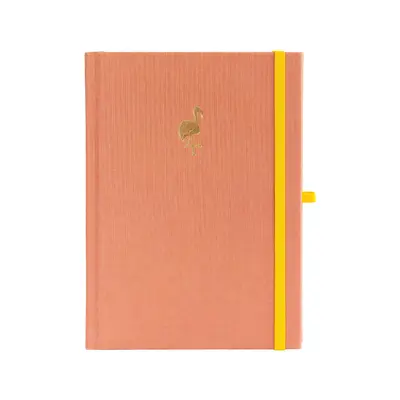 Корица на „Бележник с точки A5, 80 л, 150 г/м2 The Flamingo, розов лен"