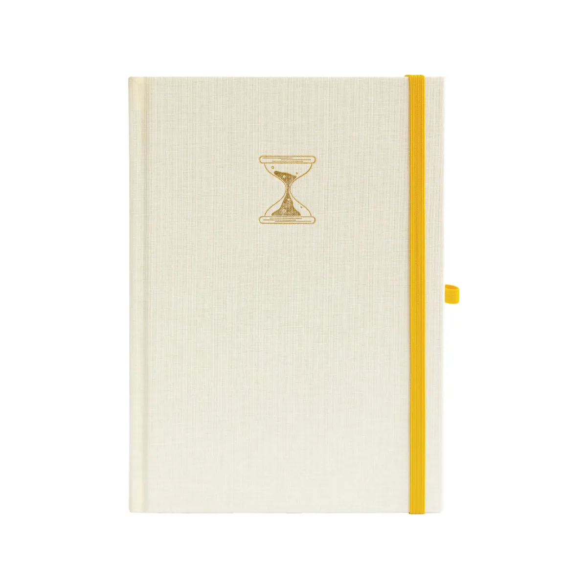 Бележник с точки A5, 80 л, 150 г/м2 The Hourglass, бял лен