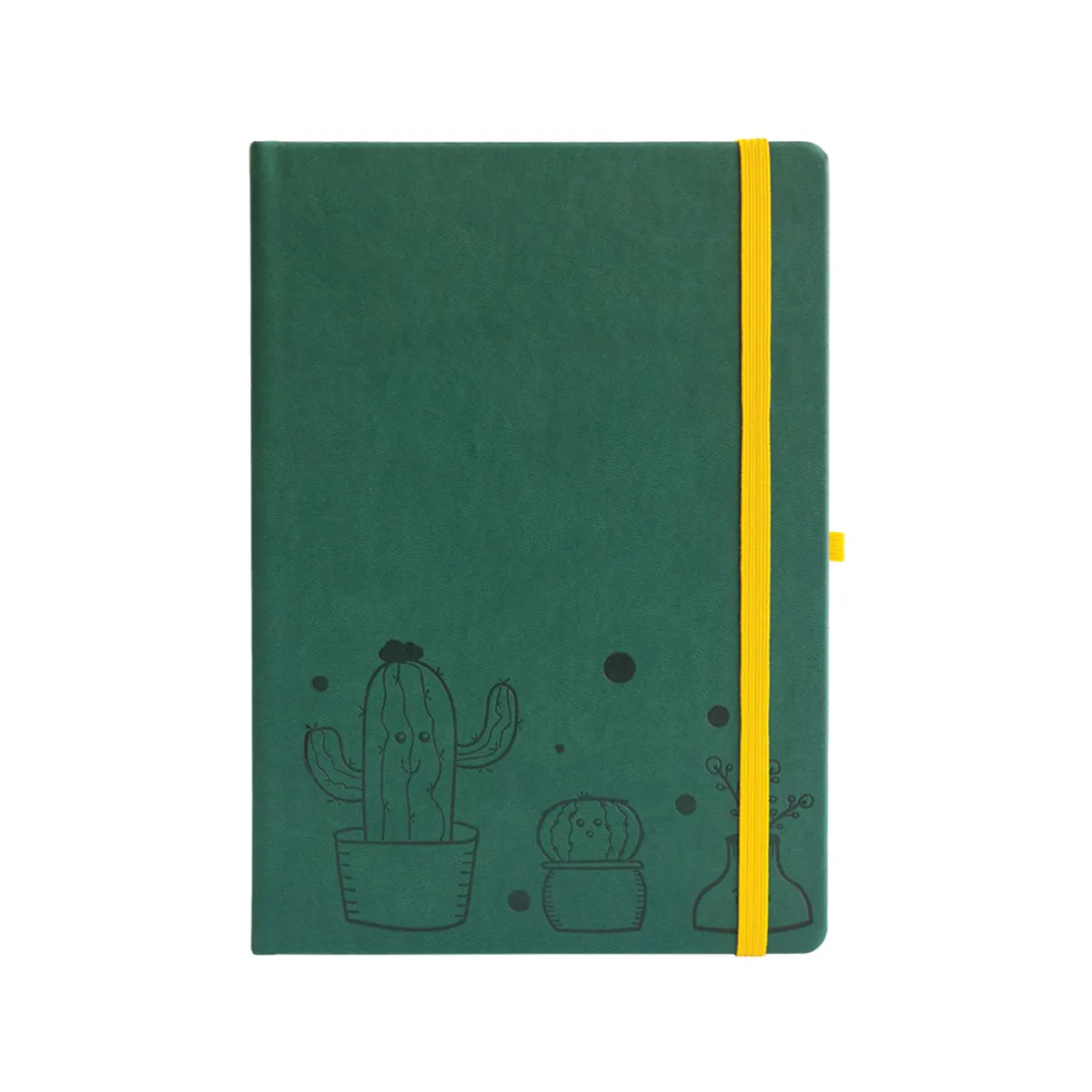 Бележник с точки A5, 96 л, 120 г/м2, изк. кожа Prickly Pages
