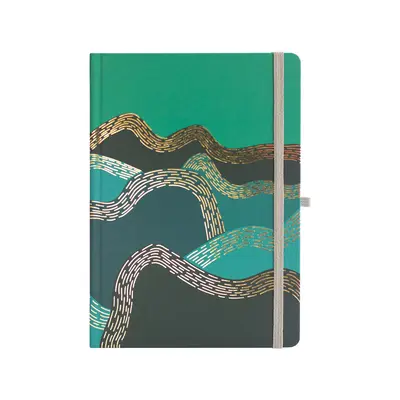 Корица на „Бележник с точки A5, 96 л, 120 г/м2, офсет Waveform Wanderings"