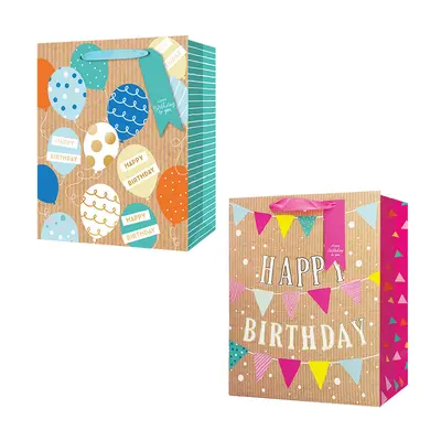Корица на „Торбичка подаръчна Spree картон, Birthday - L"