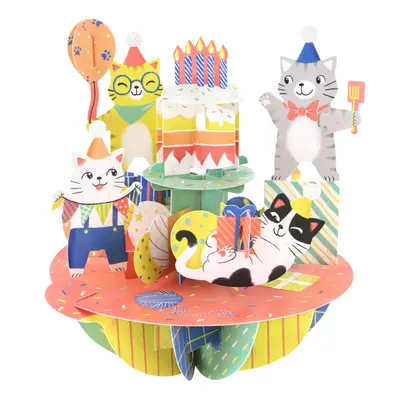 Корица на „Картичка Birthday Cats, Pirouettes"