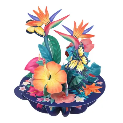 Корица на „Картичка Tropical Flowers, Pirouettes"