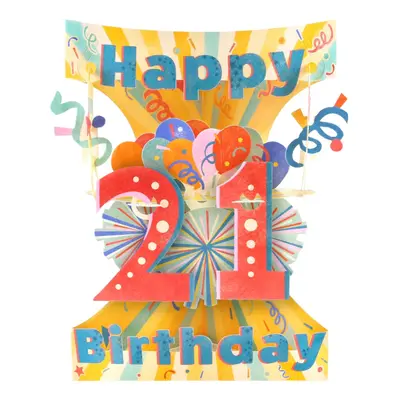 Корица на „Картичка 21 Happy Birthday, Swing Cards"