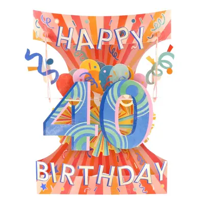 Корица на „Картичка 40 Happy Birthday, Swing Cards"