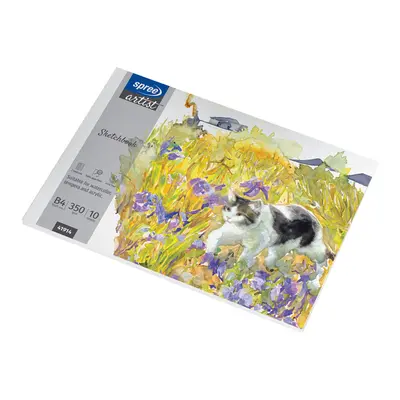 Корица на „Скицник Spree - B4, 350 г/м2, 10 л, 350х250 мм"