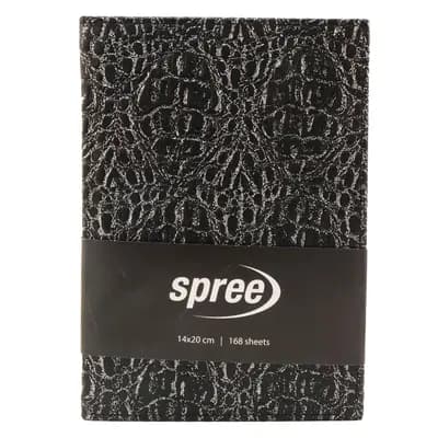 Корица на „Тефтер Spree PVC Gold-14х20-златен край и лента"