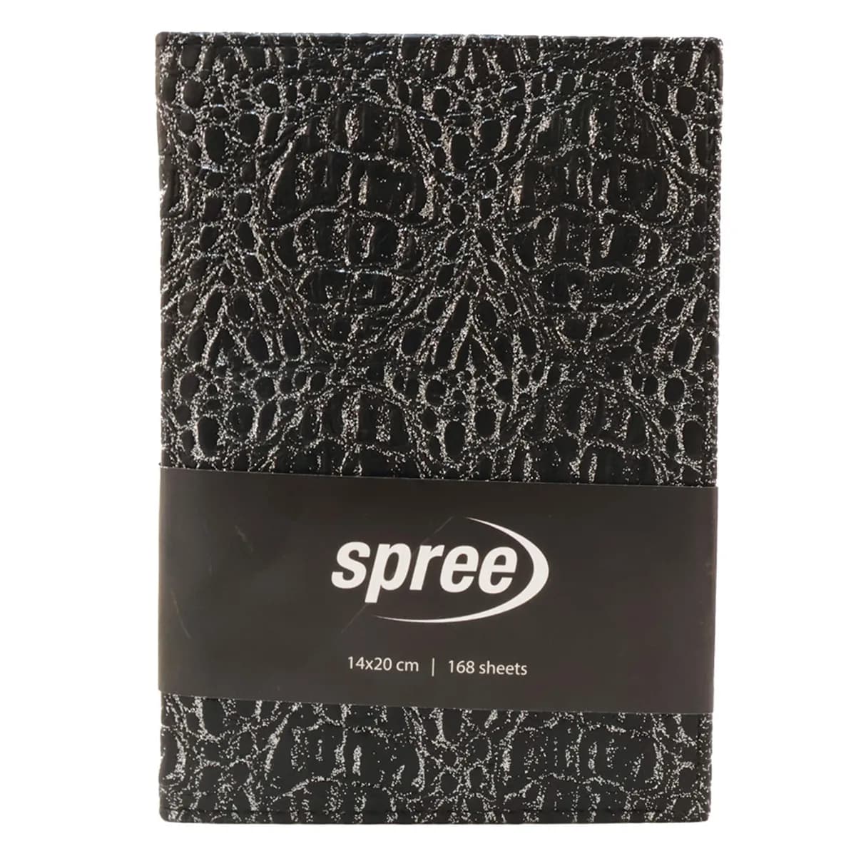 Тефтер Spree PVC Gold-14х20-златен край и лента