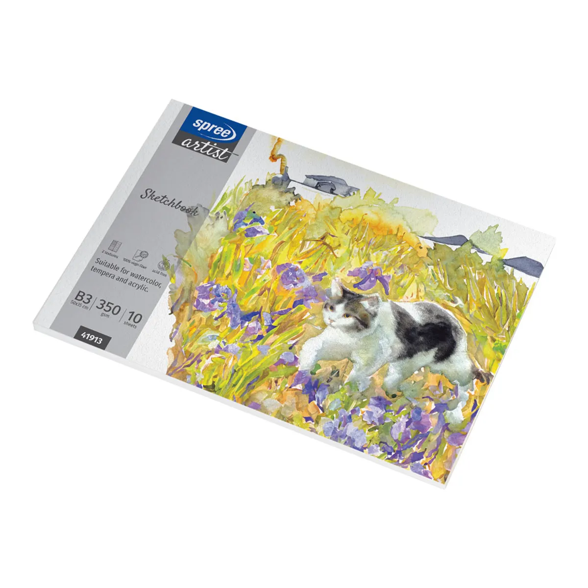 Скицник Spree - B3, 350 г/м2, 10 л, 500х350 мм